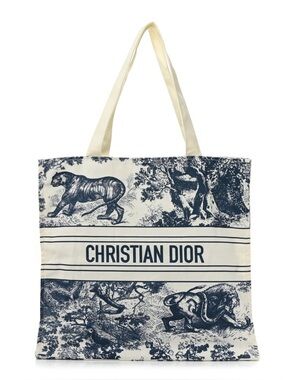 Christian Dior Cosmetics Canvas Tote Bag